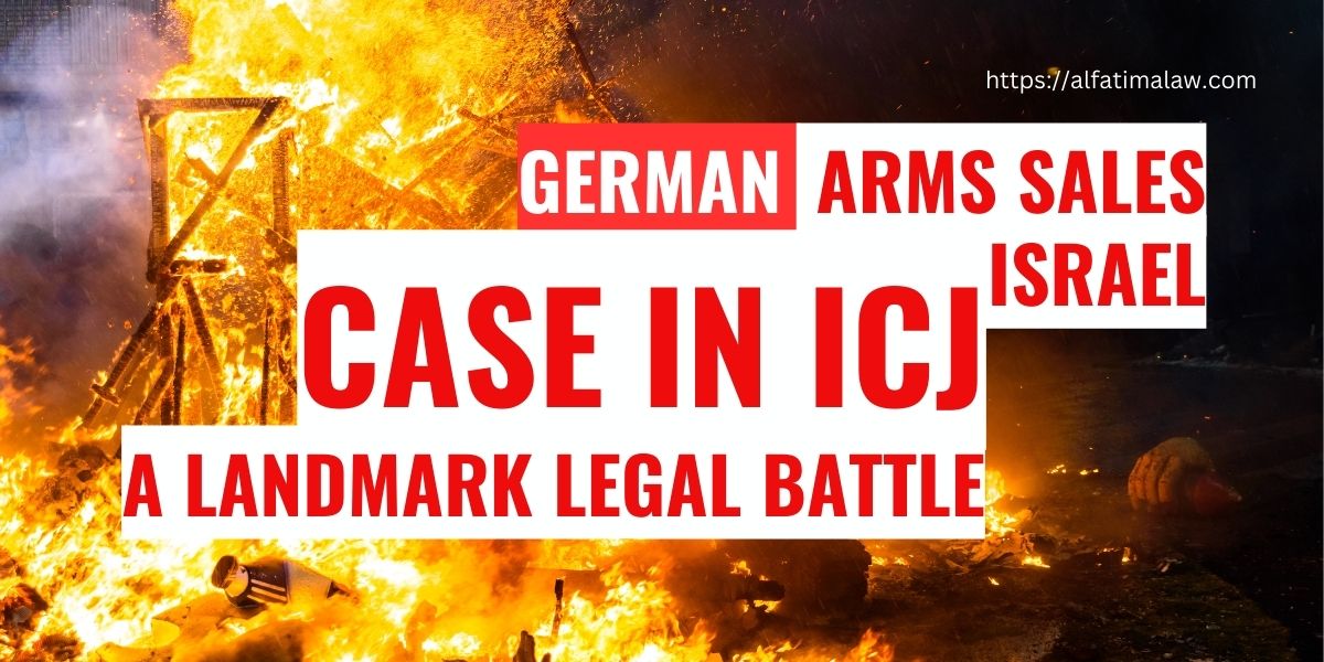 Explore the ICJ case on German arms sales to Israel, scrutinizing legal, geopolitical, and moral implications